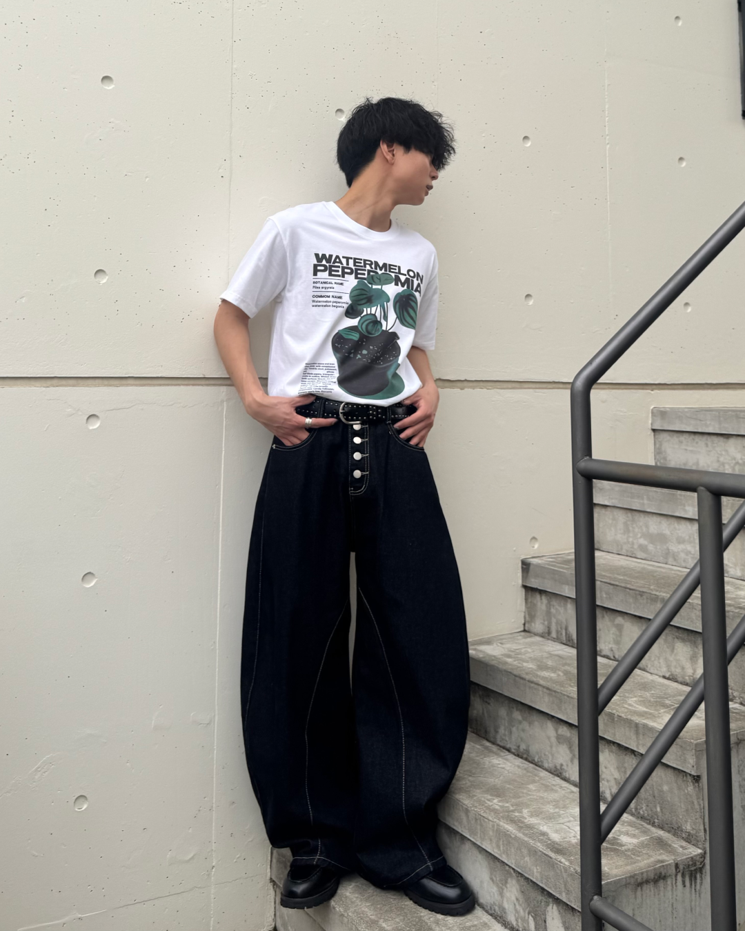 ステッチフライボタンカーブデニムパンツ TO1114 – YOLO（ヨロ