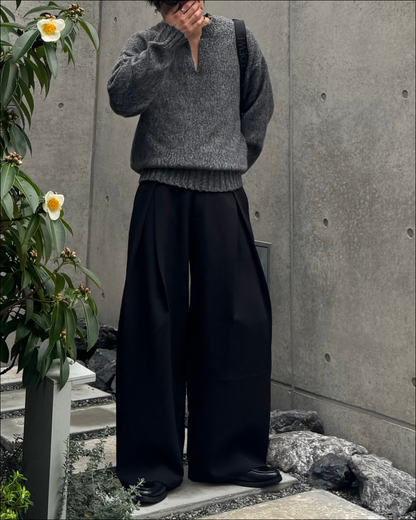 【即納】クロスタックワイドスラックス TO1148