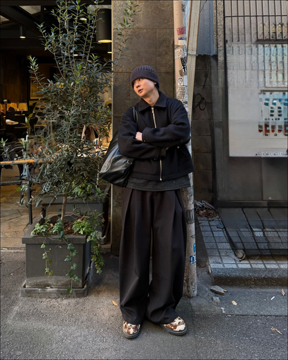 【即納】クロスタックワイドスラックス TO1148