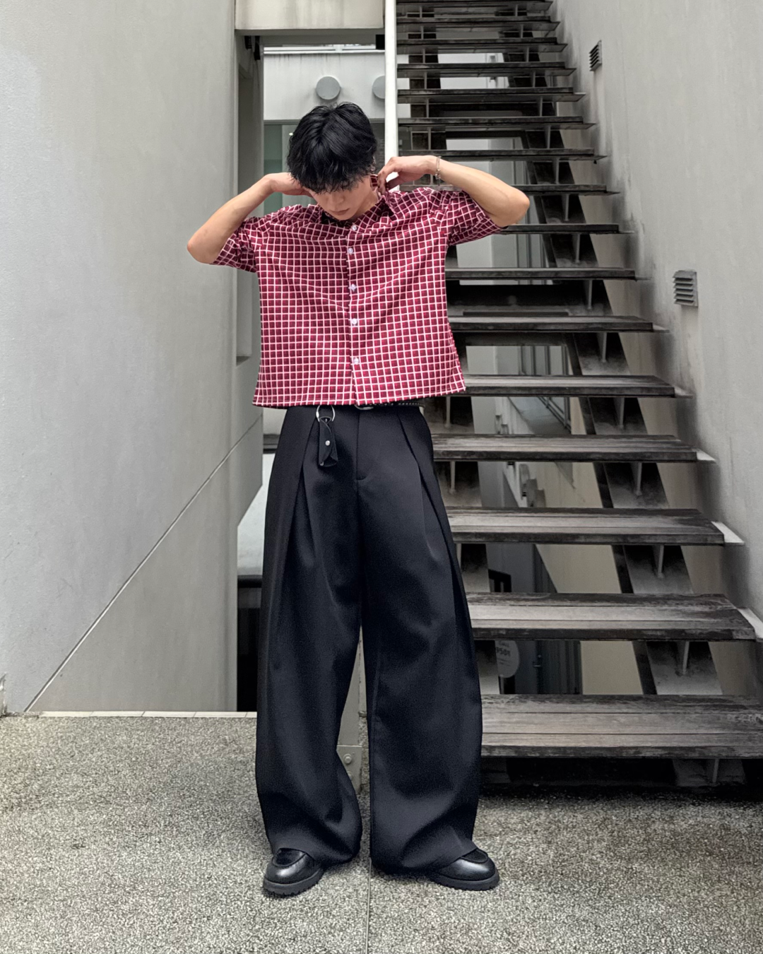 Y's ワイドレッグスラックス クロスタックワイドスラックス TO1148 – YOLO（ヨロ