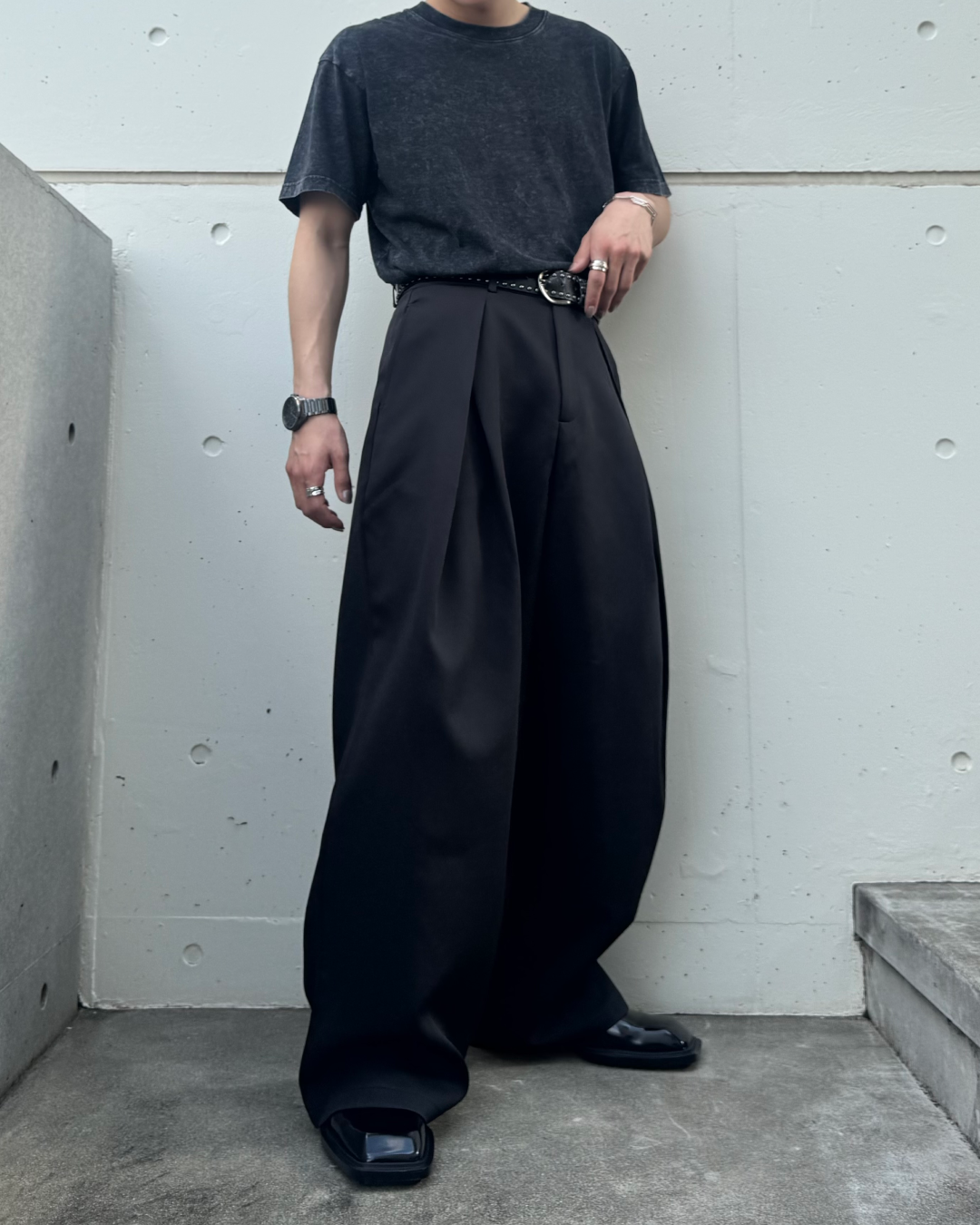 クロスタックワイドスラックス TO1148