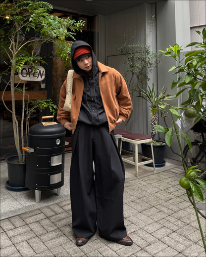 【即納】クロスタックワイドスラックス TO1148