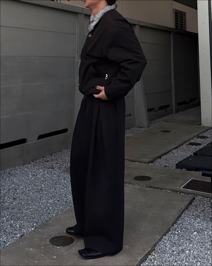 【即納】クロスタックワイドスラックス TO1148