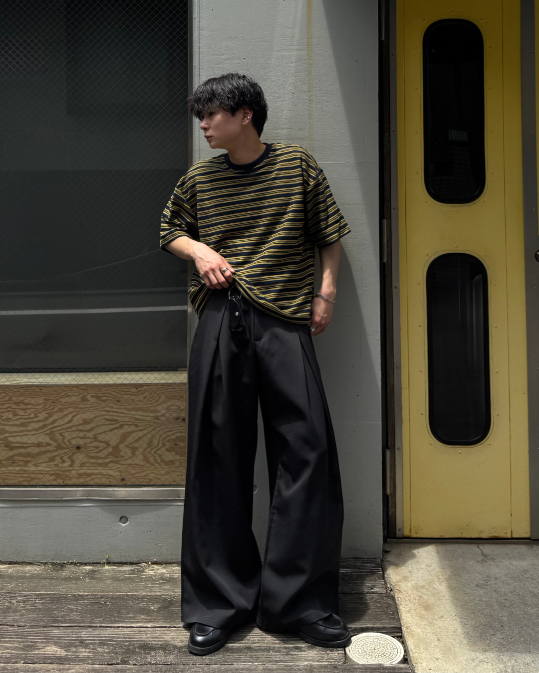 クロスタックワイドスラックス TO1148