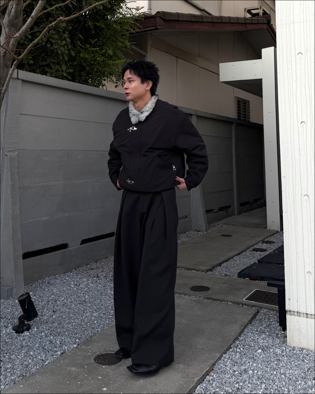 かっこいい♡ポロとズボンのおまとめなよぴ 即納】クロスタックワイドスラックス TO1148 – YOLO（ヨロ