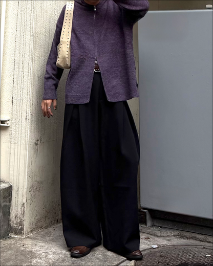 【即納】クロスタックワイドスラックス TO1148