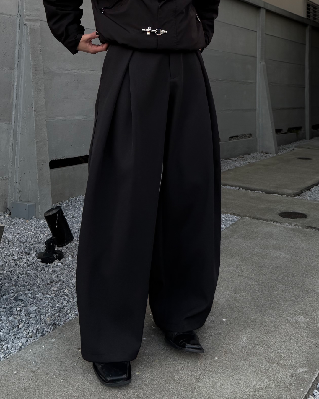 【即納】クロスタックワイドスラックス TO1148