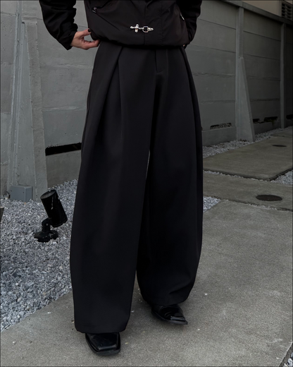 【即納】クロスタックワイドスラックス TO1148