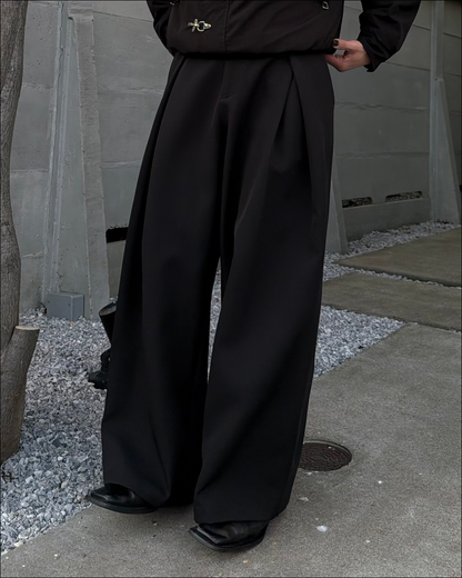 【即納】クロスタックワイドスラックス TO1148