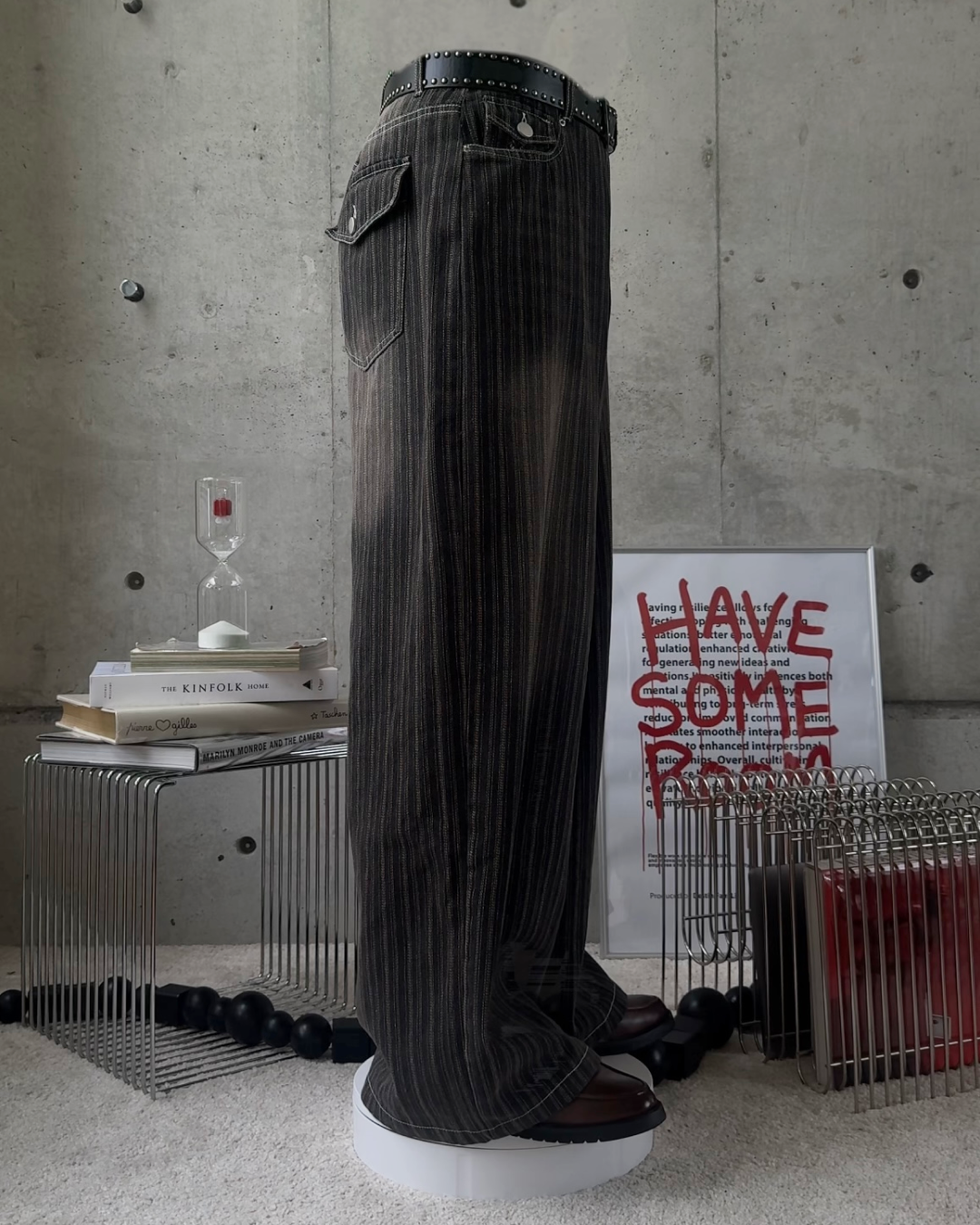 ストライプヴィンテージウォッシュバギーデニム TO1200 – YOLO(ヨロ ストライプヴィンテージウォッシュバギーデニム TO1200 – YOLO(ヨロ