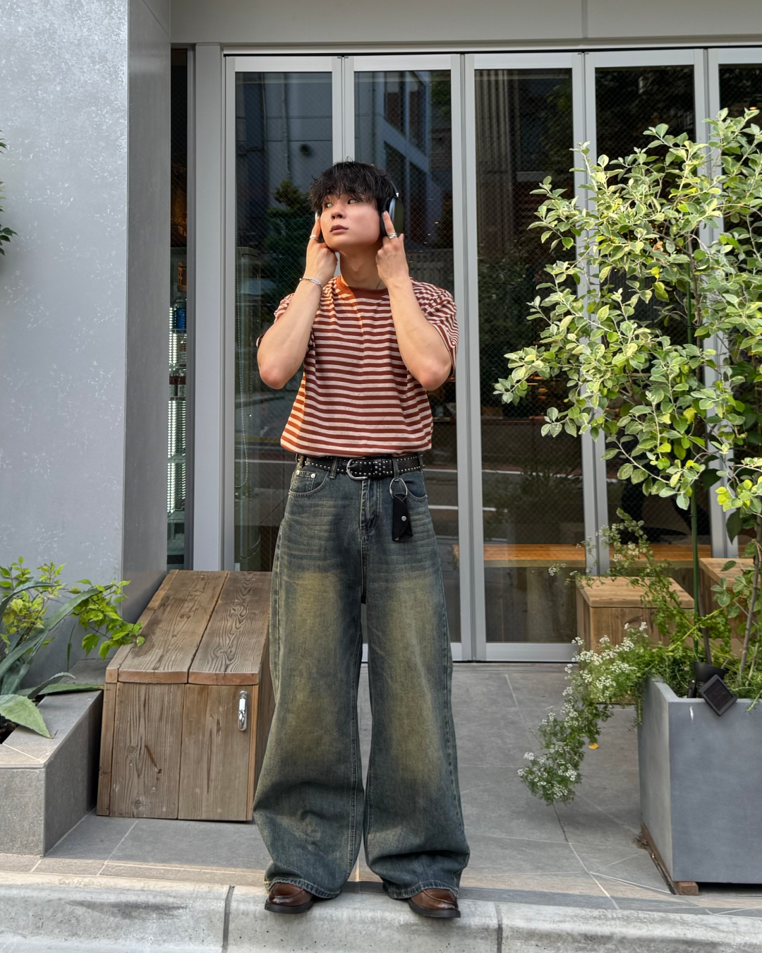 ミックスカラーボーダーTシャツ TO1269