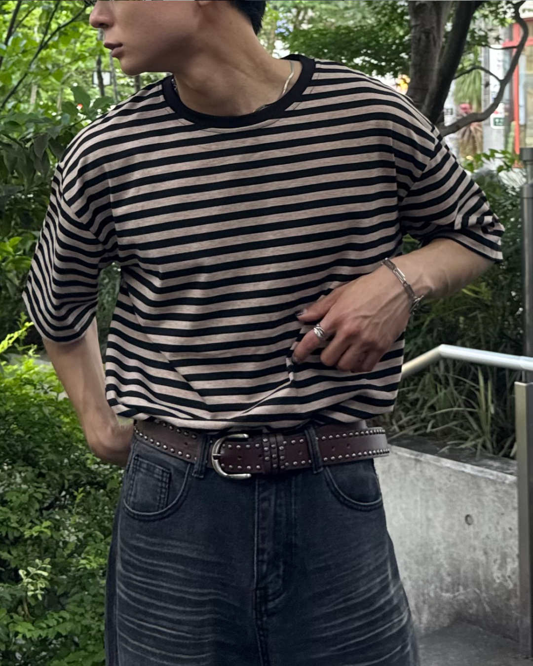 ミックスカラーボーダーTシャツ TO1269