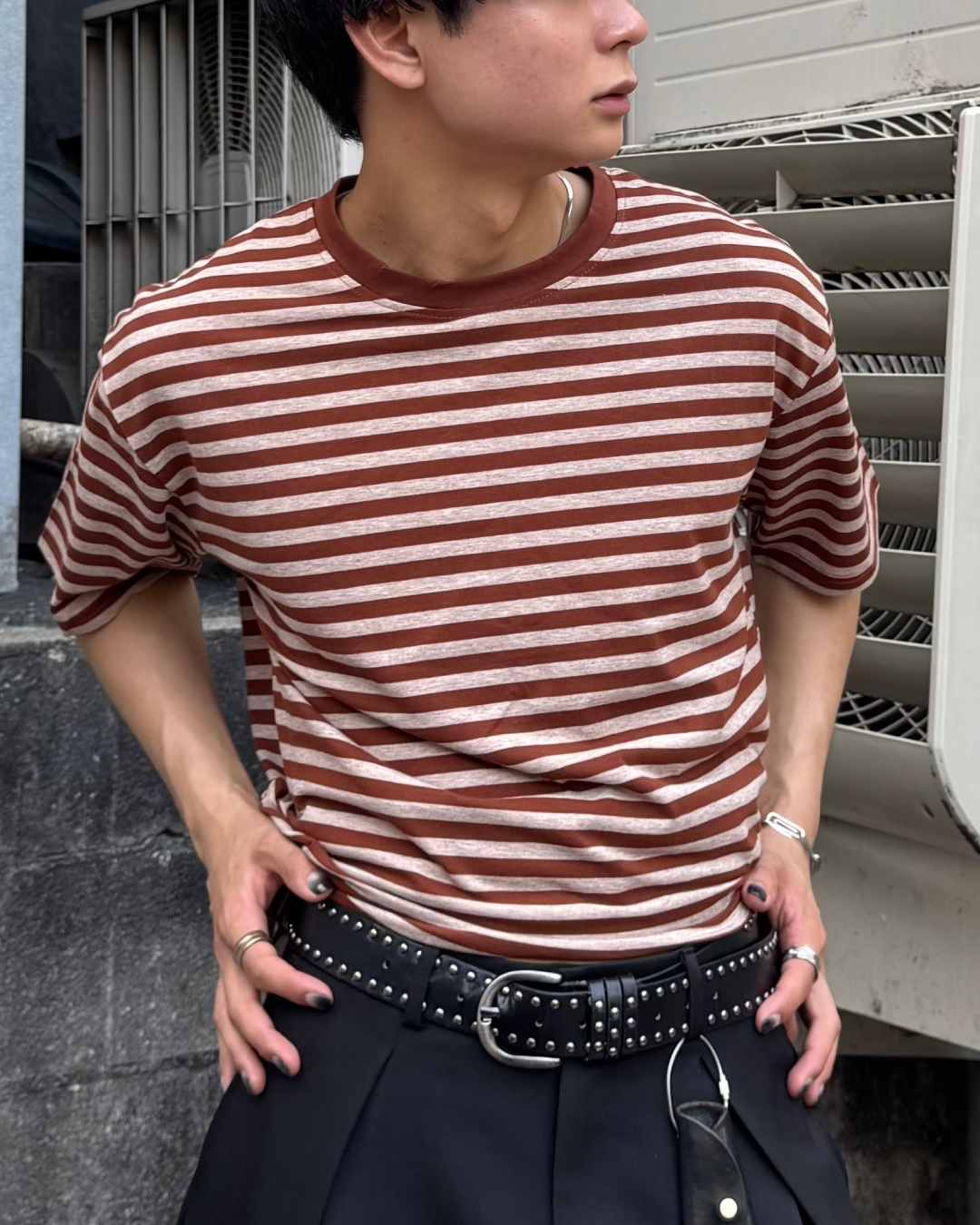 ミックスカラーボーダーTシャツ TO1269