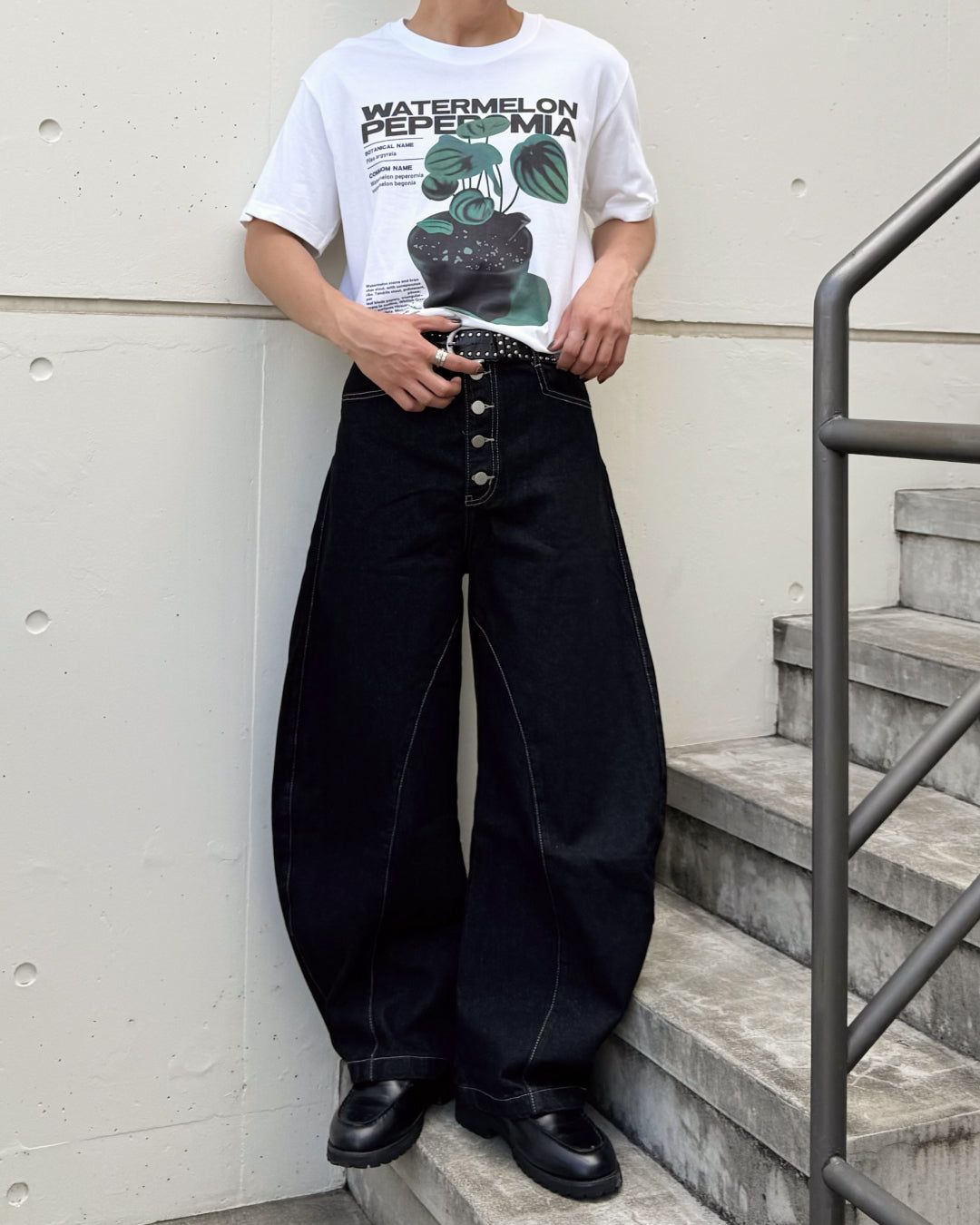 即納】ステッチフライボタンカーブデニムパンツ TO1114 – YOLO