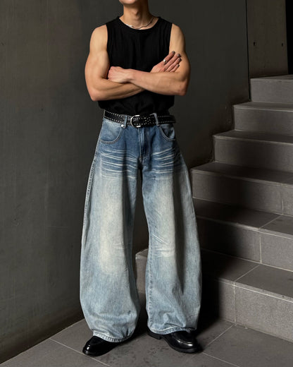 デザインウォッシュカーブデニム TO1318