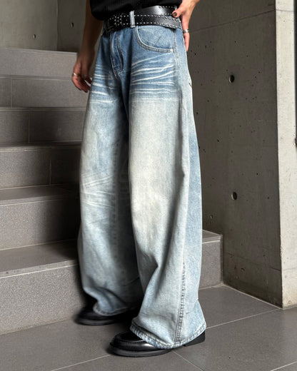 デザインウォッシュカーブデニム TO1318