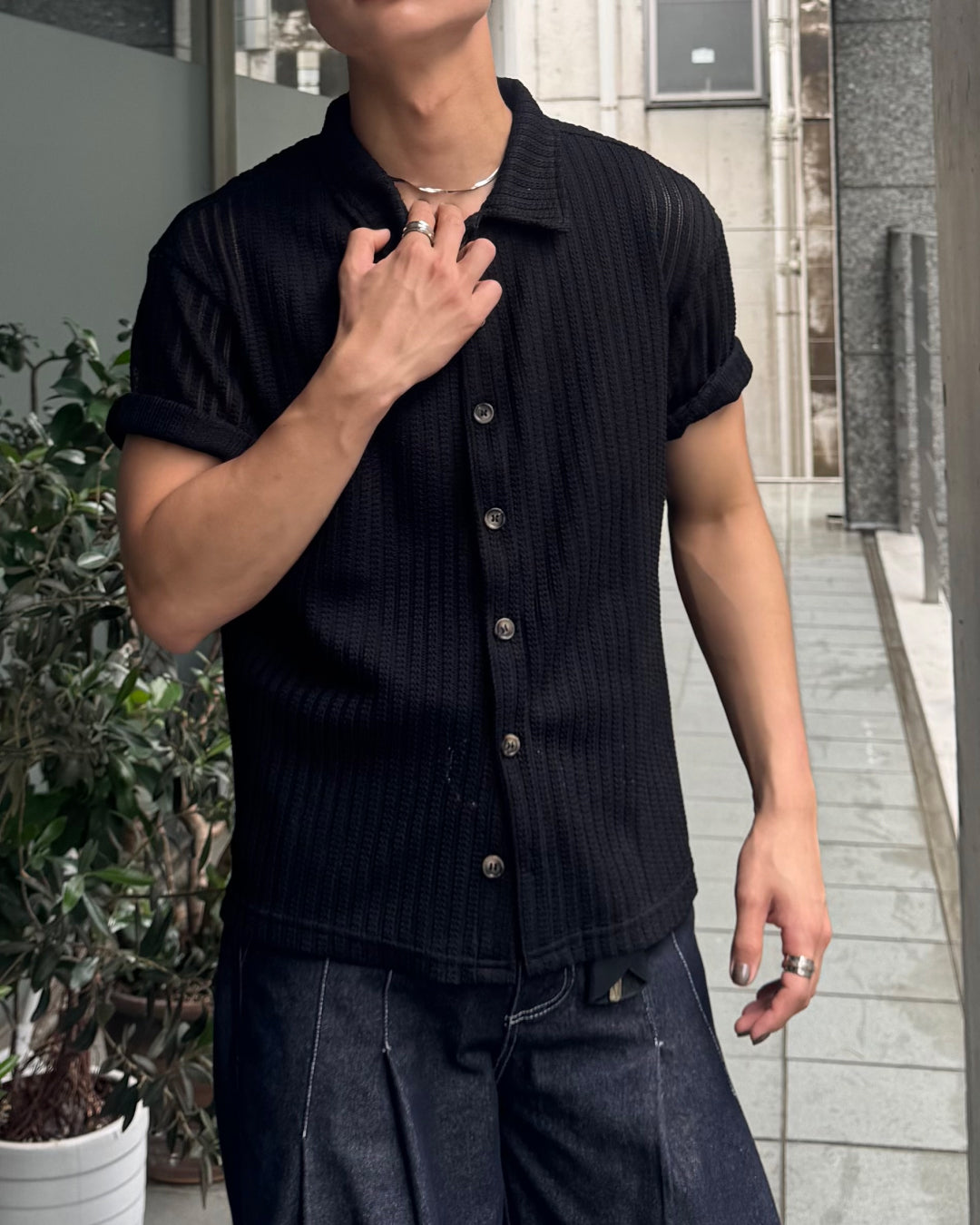 ユニセックスサマーシアーシャツ TO1346