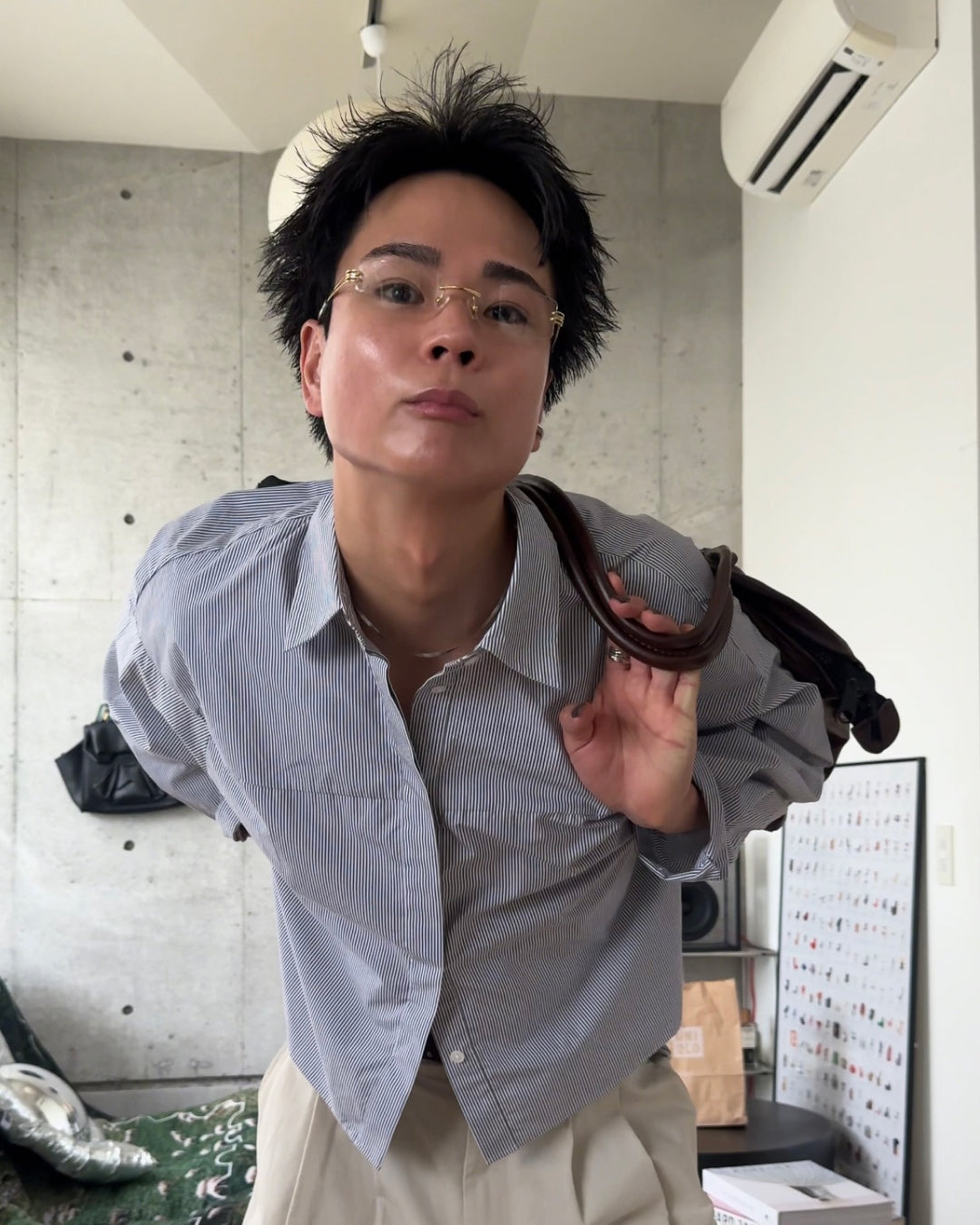 リムレスメガネ TO1377