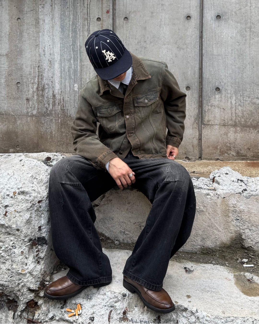 ヴィンテージウォッシュショートデニムジャケット TO1447