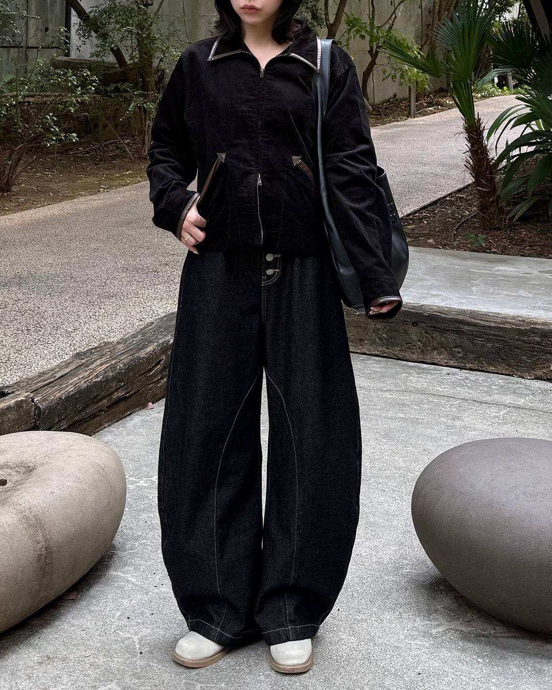 【即納】ステッチボタンフライカーブデニム TO1800