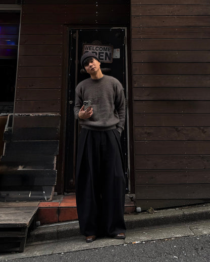 ミックスカラーショートニット TO1554