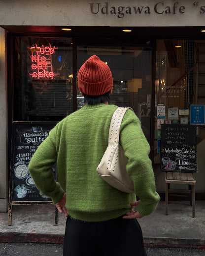 ミックスカラーショートニット TO1554