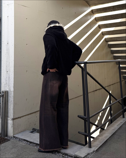 【即納】スプリングファーフードライトボアフリース TO1574