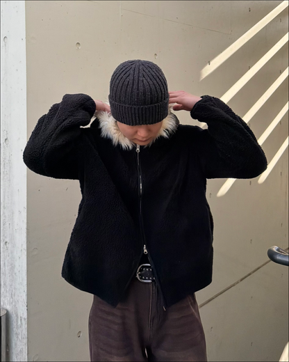 【即納】スプリングファーフードライトボアフリース TO1574