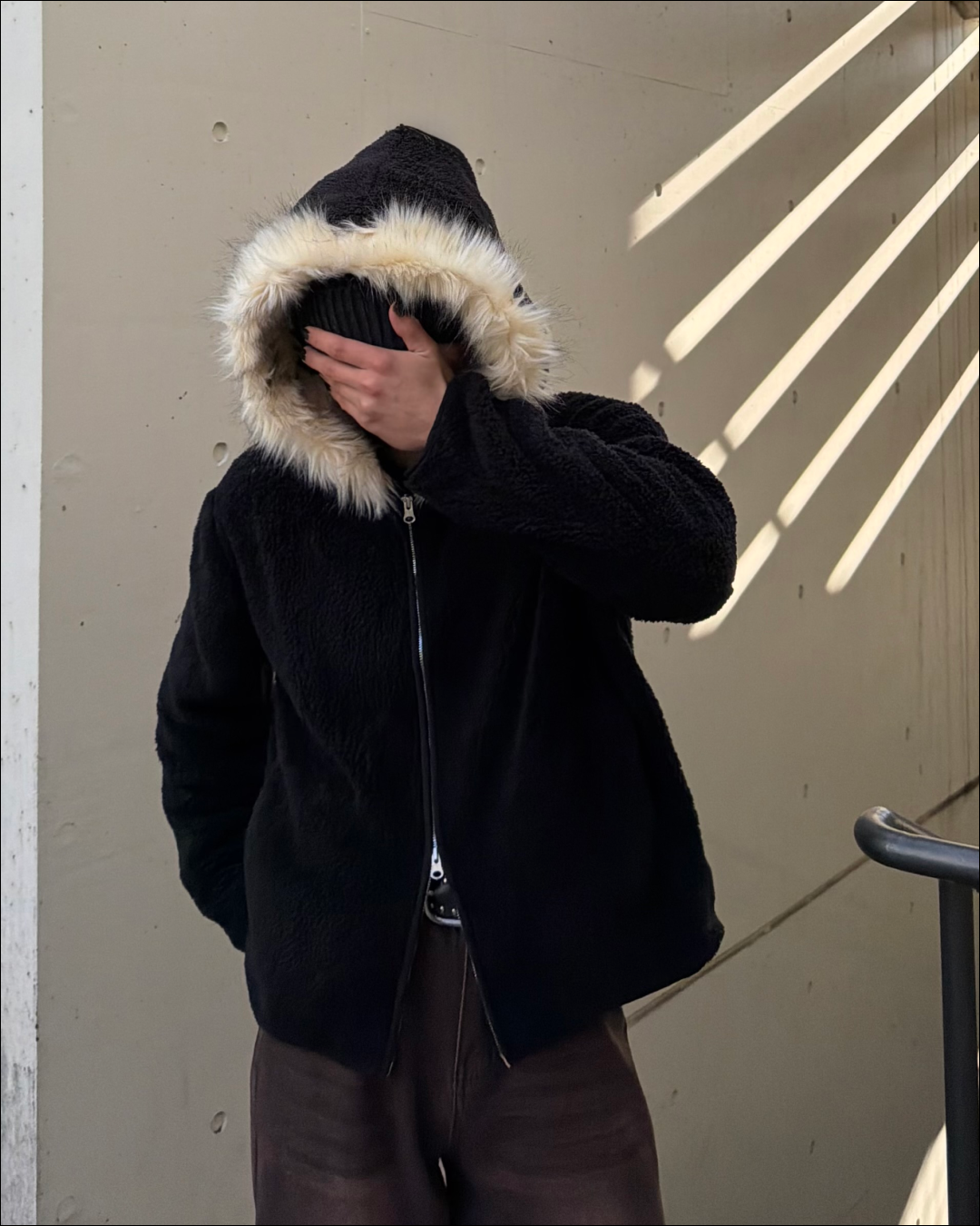 【即納】スプリングファーフードライトボアフリース TO1574