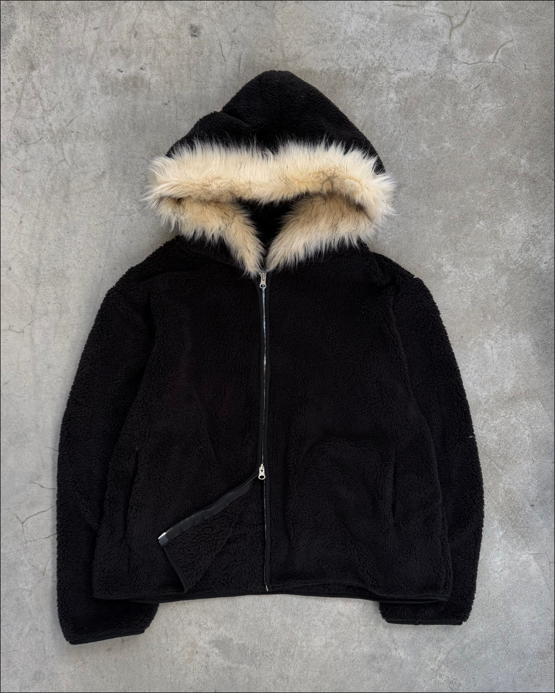 【即納】スプリングファーフードライトボアフリース TO1574