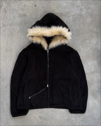 【即納】スプリングファーフードライトボアフリース TO1574