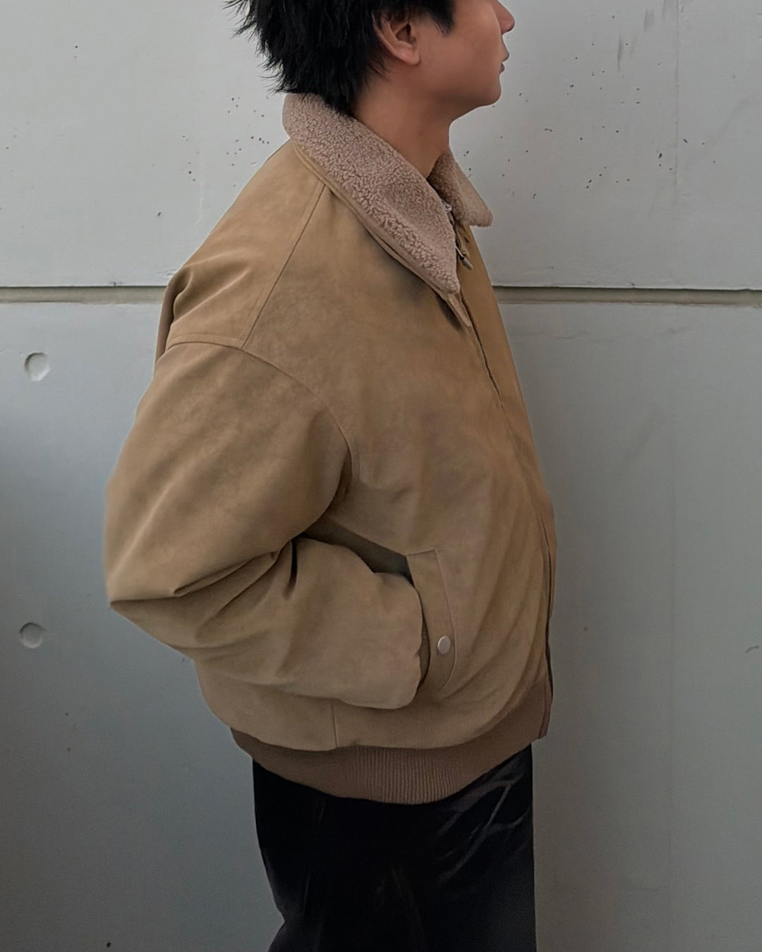 【即納】3wayボア襟キルティングジャケット TO1579