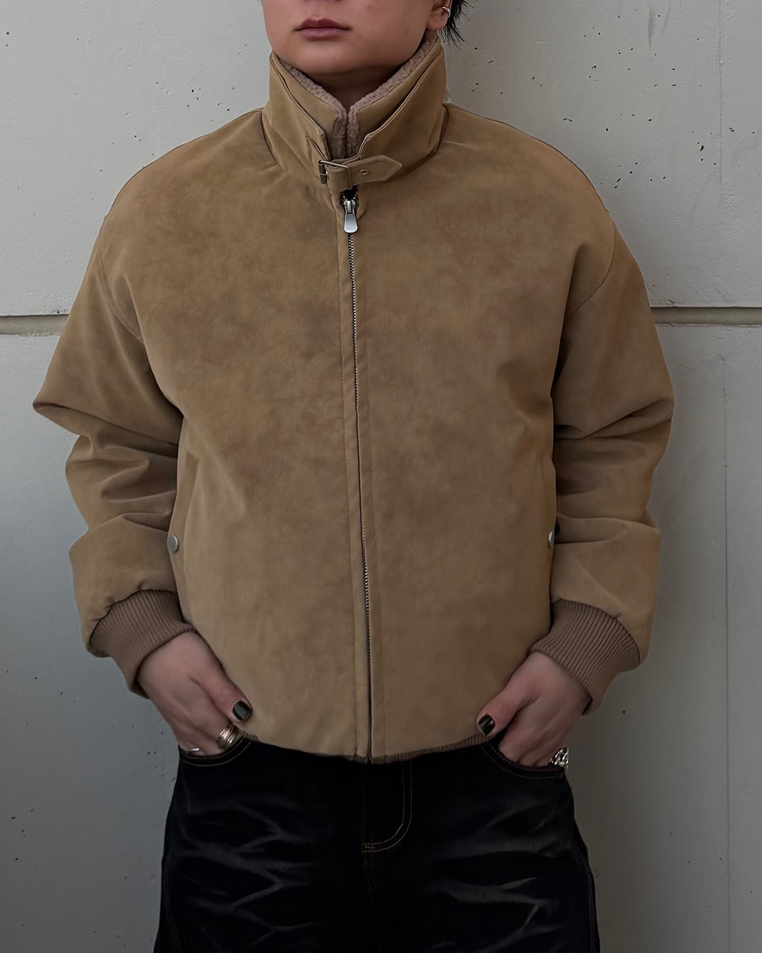 【即納】3wayボア襟キルティングジャケット TO1579