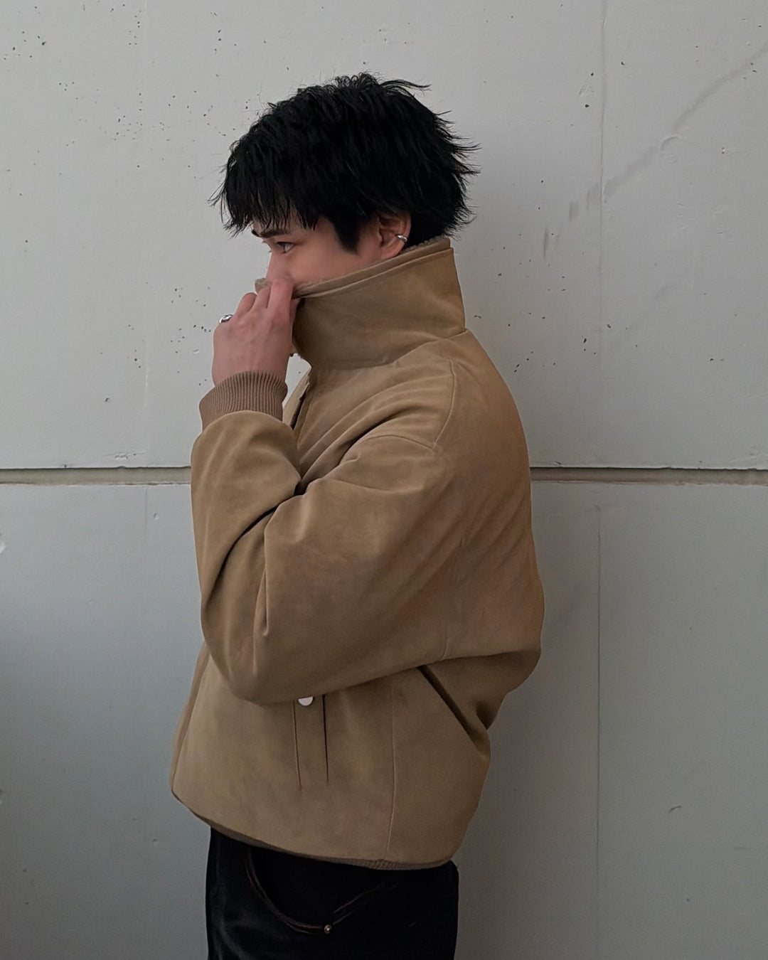 【即納】3wayボア襟キルティングジャケット TO1579