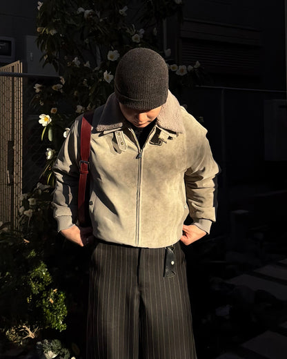 3wayボア襟キルティングジャケット TO1579