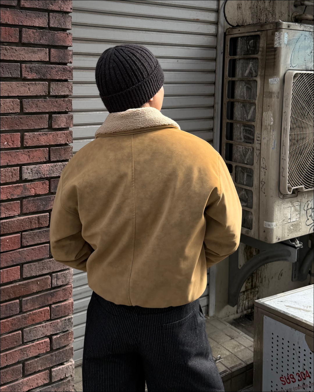 3wayボア襟キルティングジャケット TO1579