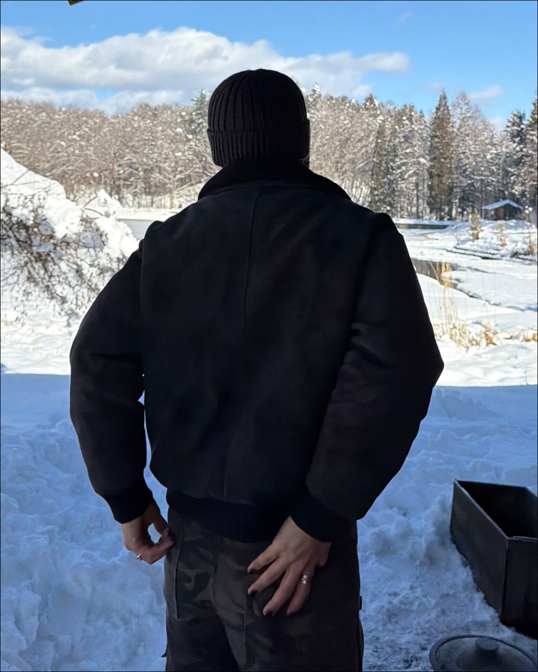 3wayボア襟キルティングジャケット TO1579