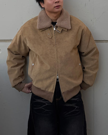 【即納】3wayボア襟キルティングジャケット TO1579