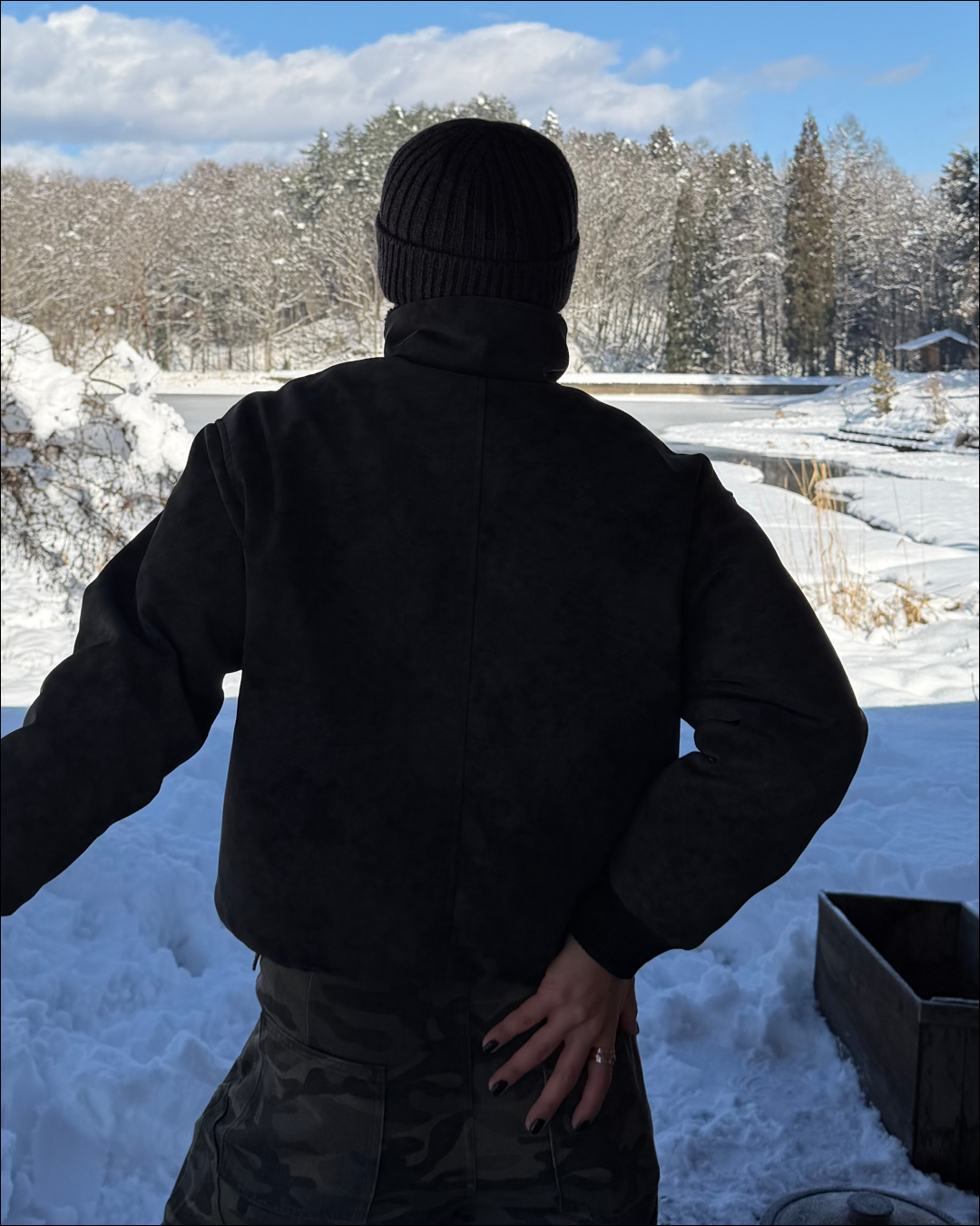 3wayボア襟キルティングジャケット TO1579