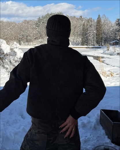 3wayボア襟キルティングジャケット TO1579