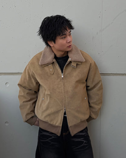 【即納】3wayボア襟キルティングジャケット TO1579