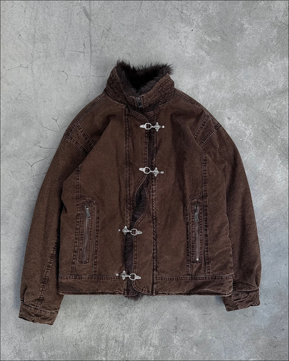 【即納】2wayファイヤーマンヴィンテージウォッシュキルティングジャケット TO1592