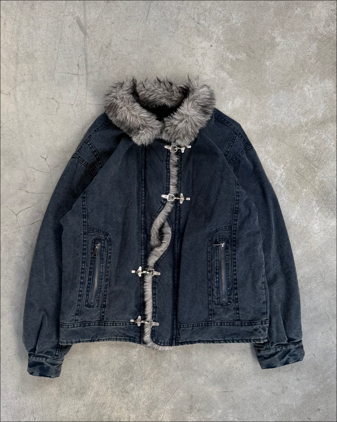 【即納】2wayファイヤーマンヴィンテージウォッシュキルティングジャケット TO1592