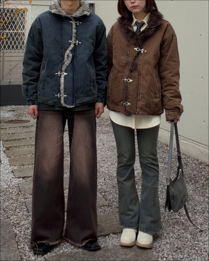 【即納】2wayファイヤーマンヴィンテージウォッシュキルティングジャケット TO1592