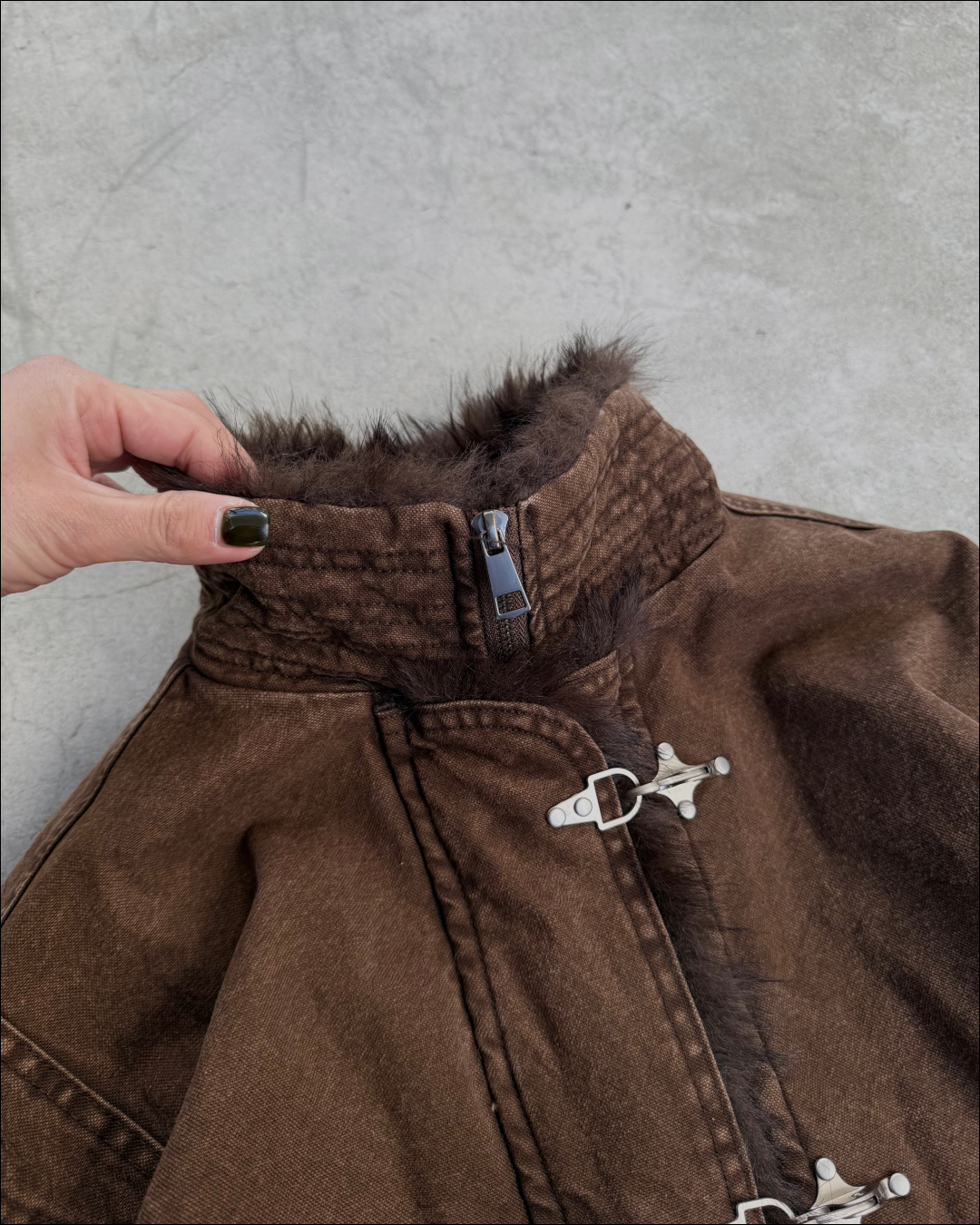 【即納】2wayファイヤーマンヴィンテージウォッシュキルティングジャケット TO1592