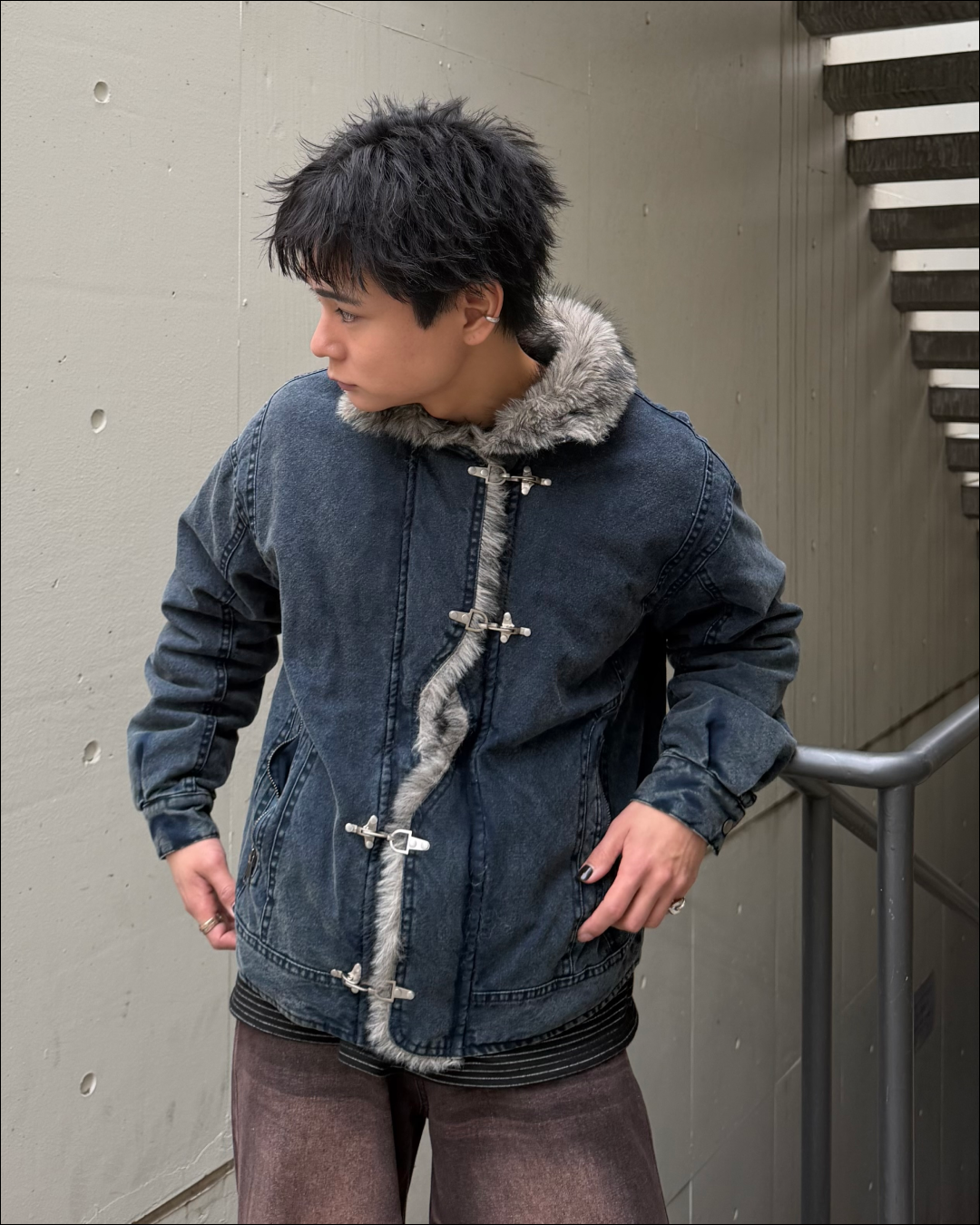 【即納】2wayファイヤーマンヴィンテージウォッシュキルティングジャケット TO1592