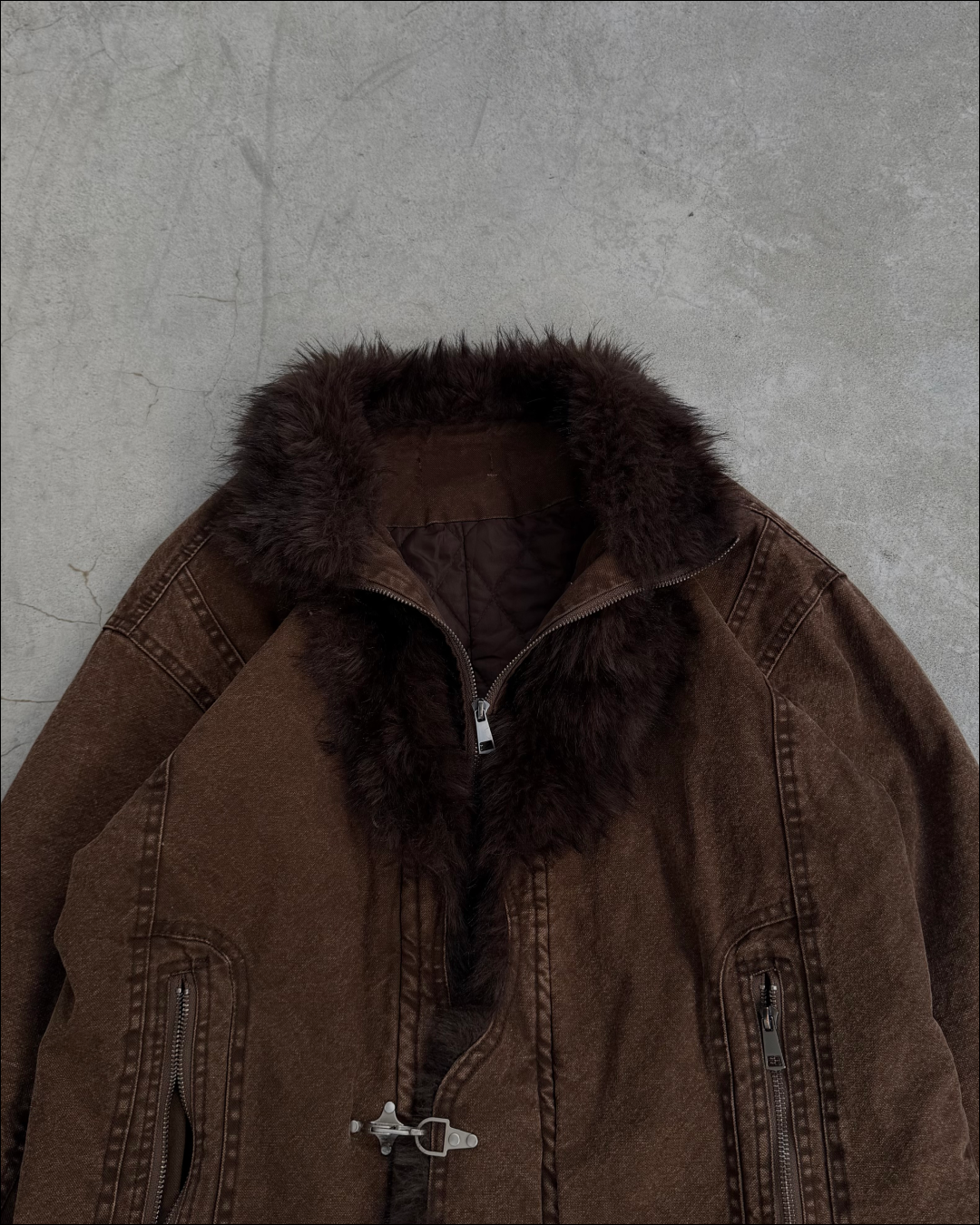 【即納】2wayファイヤーマンヴィンテージウォッシュキルティングジャケット TO1592