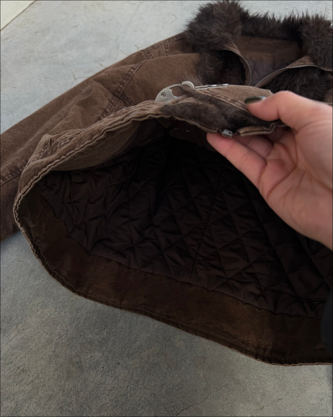 【即納】2wayファイヤーマンヴィンテージウォッシュキルティングジャケット TO1592