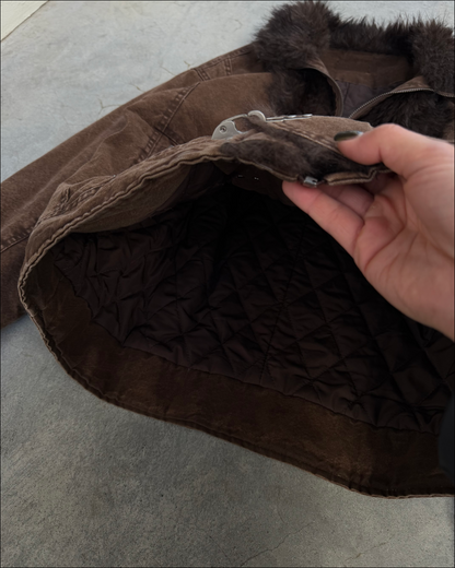 【即納】2wayファイヤーマンヴィンテージウォッシュキルティングジャケット TO1592