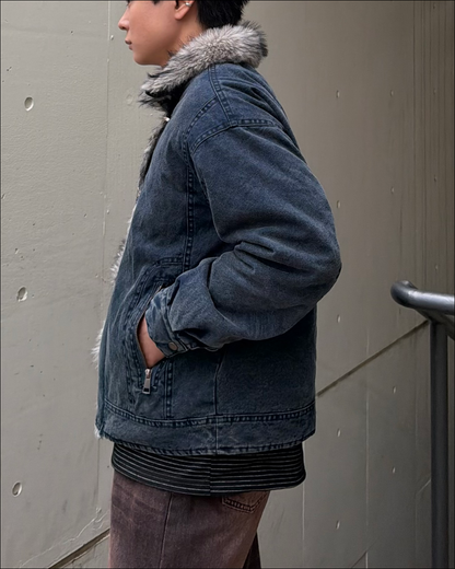 【即納】2wayファイヤーマンヴィンテージウォッシュキルティングジャケット TO1592